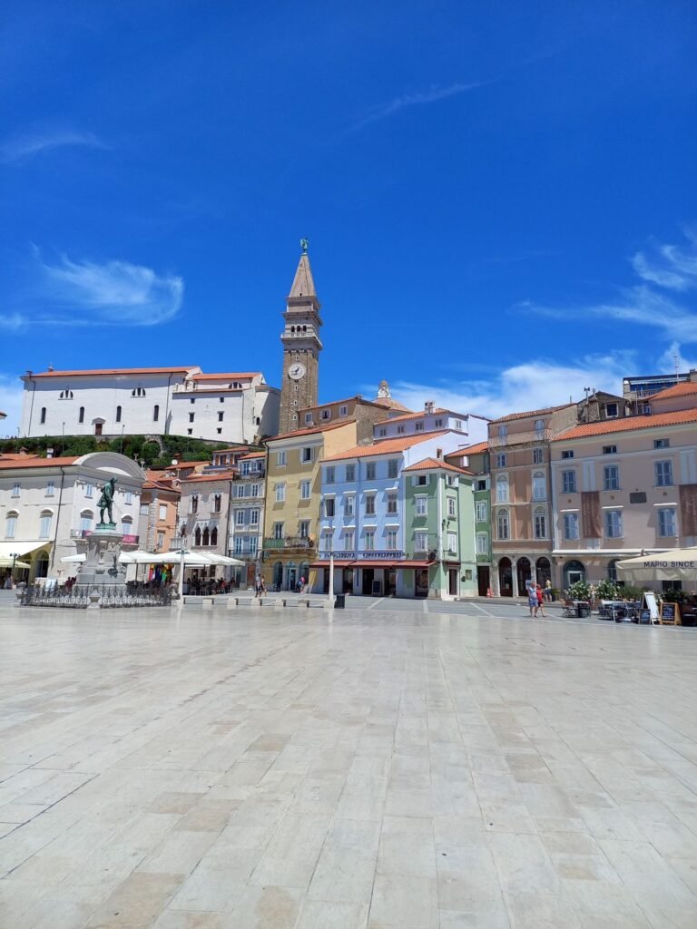 Comparing the best car rental Slovenia suppliers on a coastal road near Piran